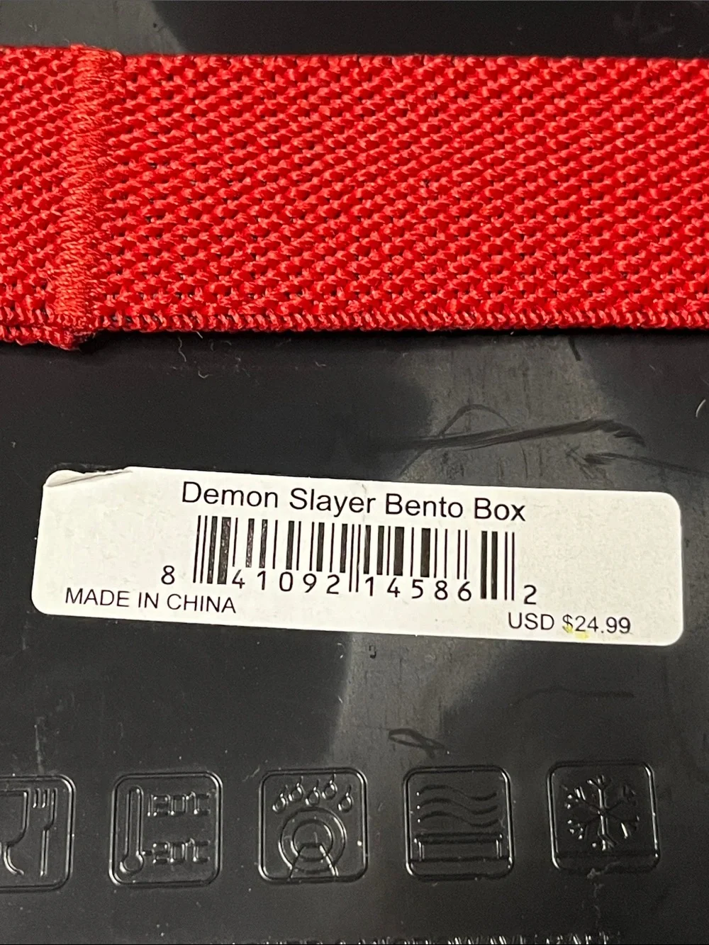 Demon Slayer bento box by Just Funky fork and chopstix BPAfree